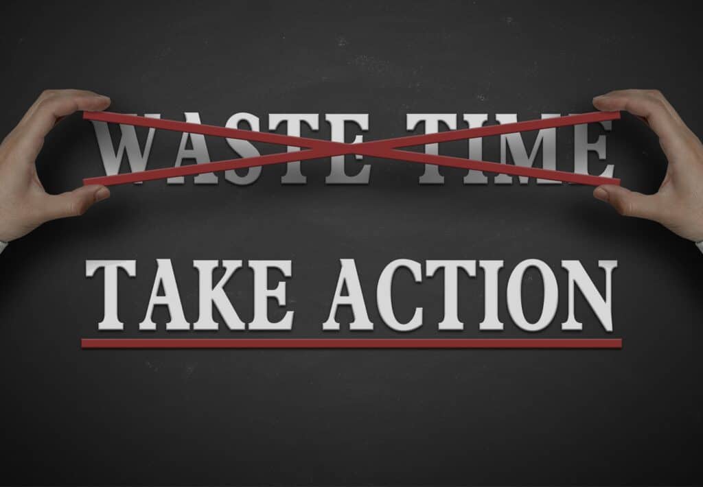 take action